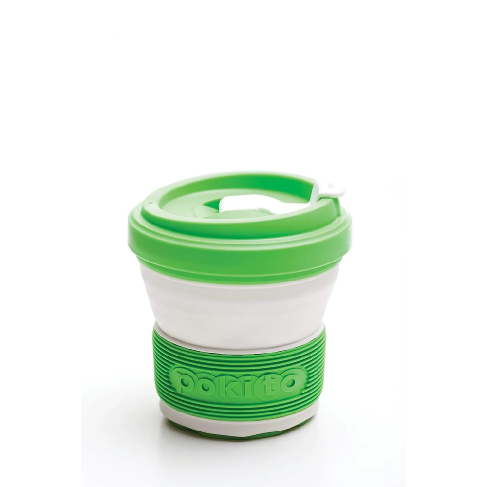 Evo Eco-Friendly Collapsible Cup Lime (Single)