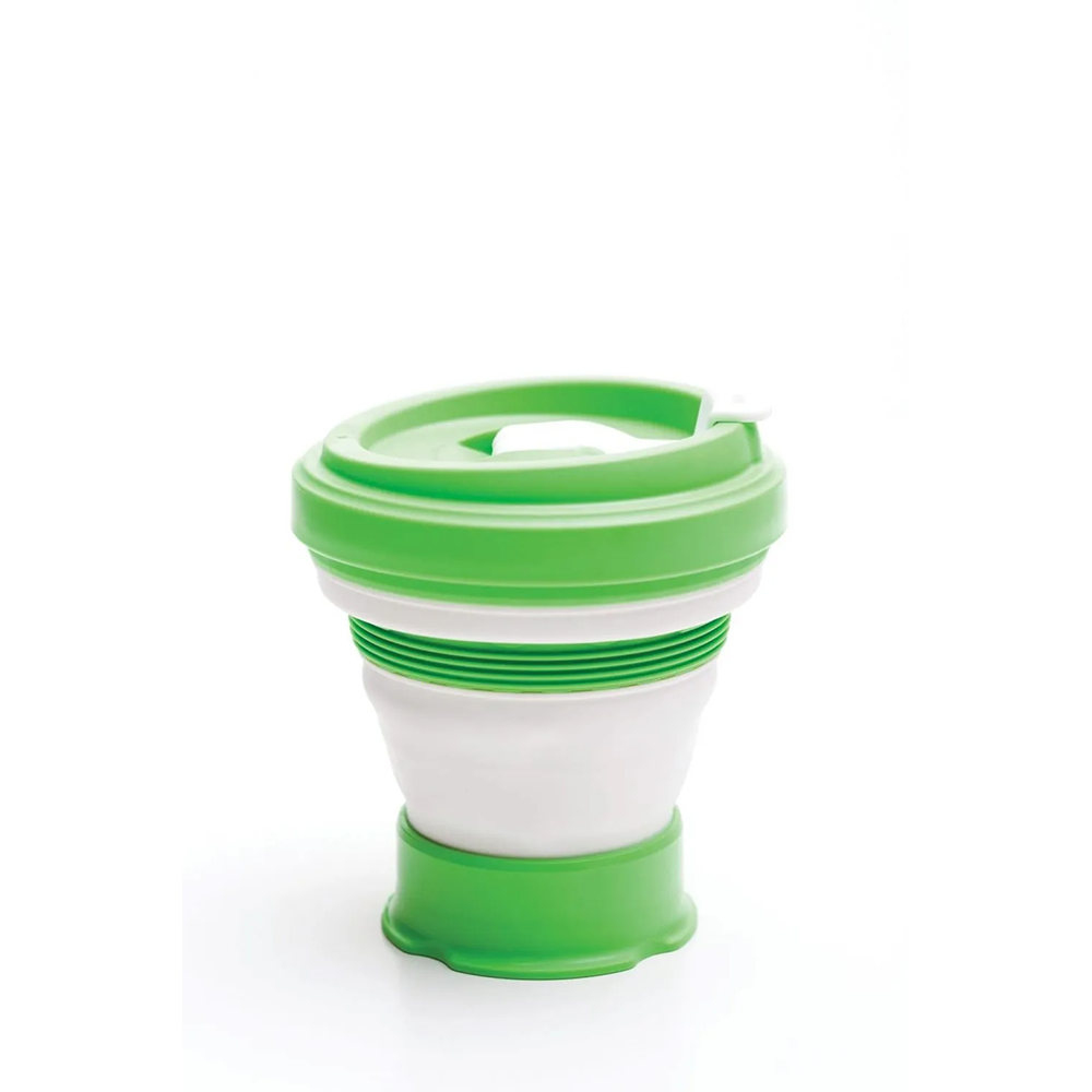 Evo Eco-Friendly Collapsible Cup Lime (Single)
