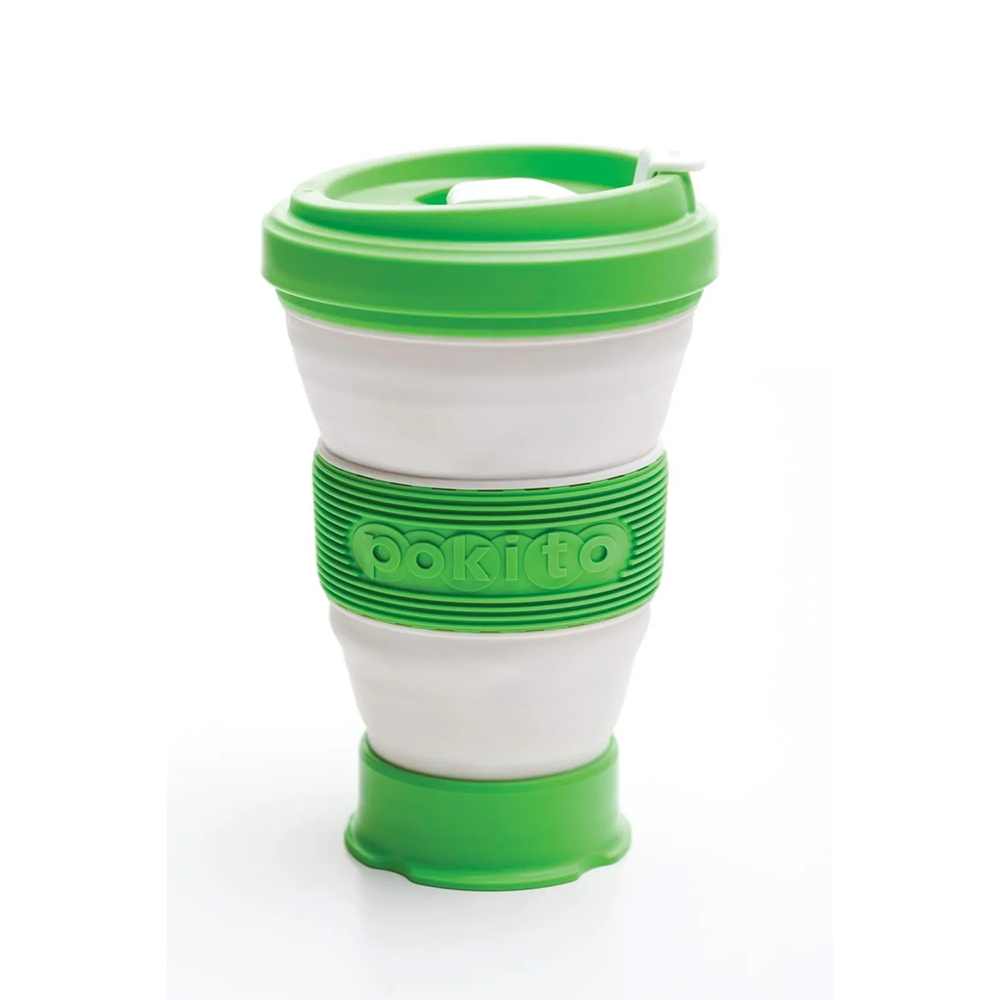 Evo Eco-Friendly Collapsible Cup Lime (Single)