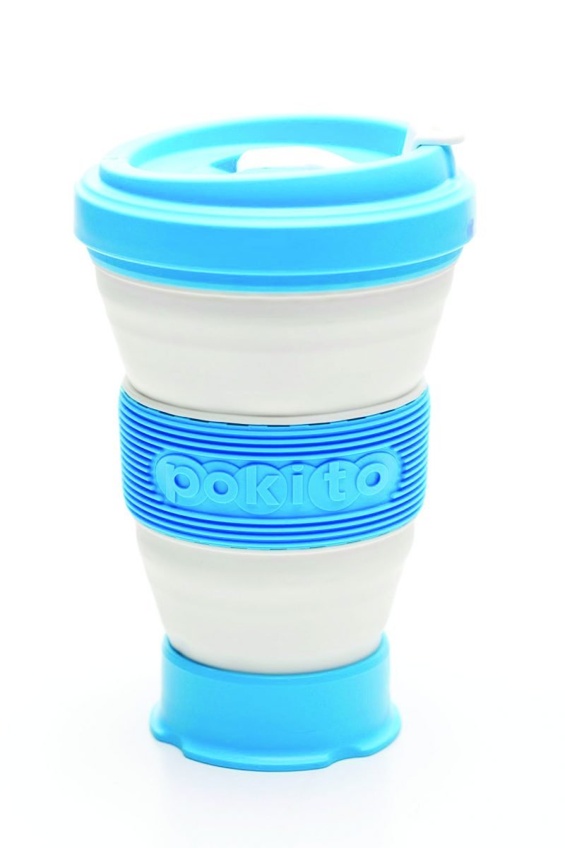 Evo Eco-Friendly Collapsible Cup Sky Blue (Single)