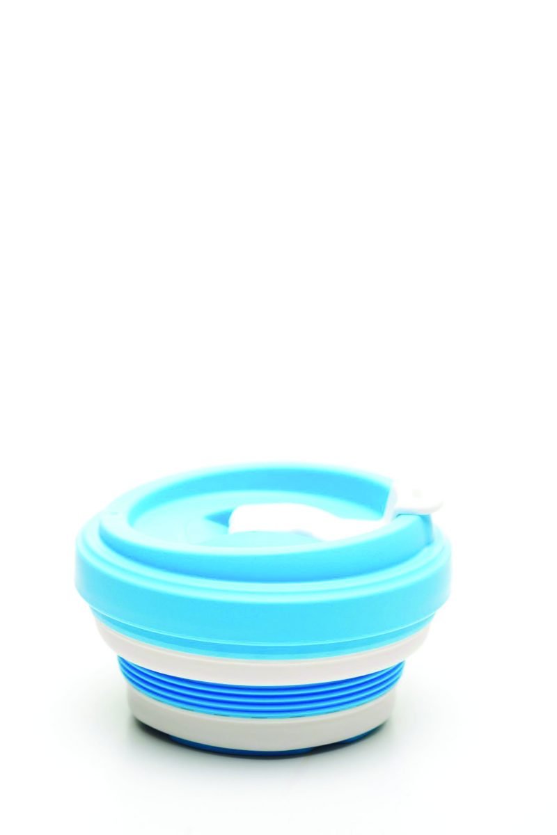 Evo Eco-Friendly Collapsible Cup Sky Blue (Single)