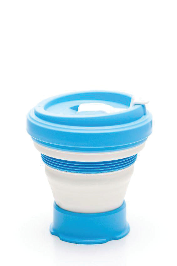 Evo Eco-Friendly Collapsible Cup Sky Blue (Single)
