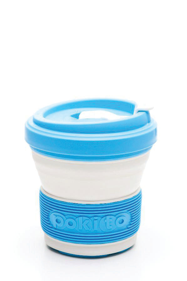 Evo Eco-Friendly Collapsible Cup Sky Blue (Single)