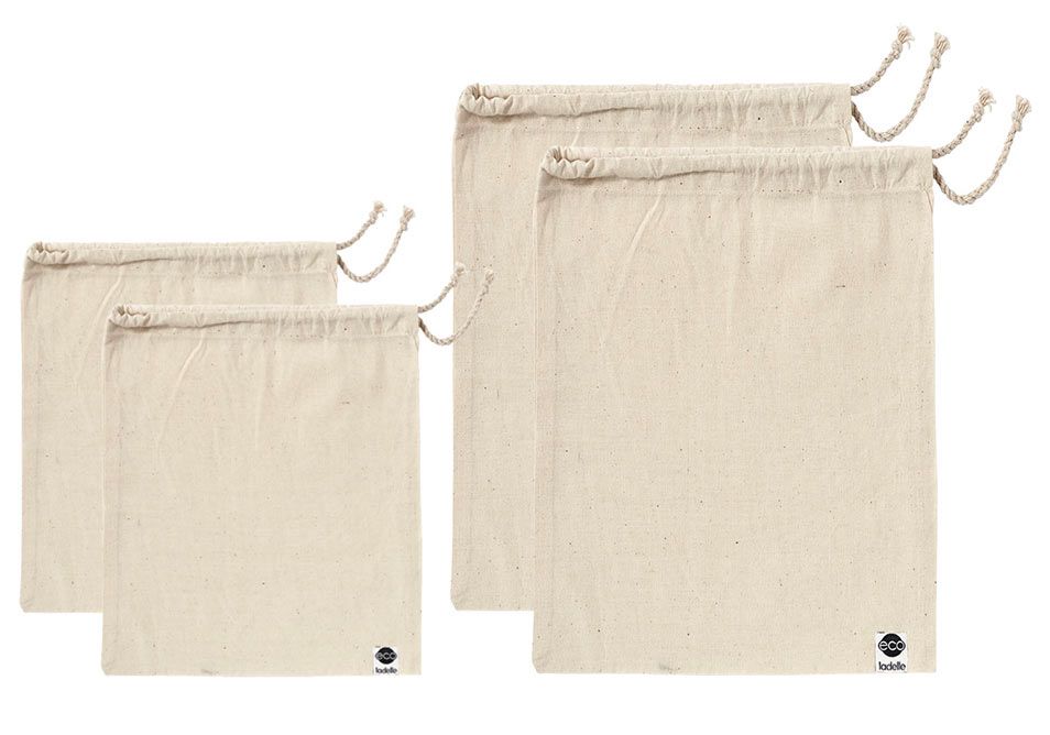 Eco Ladelle Eco Recycled Natural Fabric Produce Bag Set