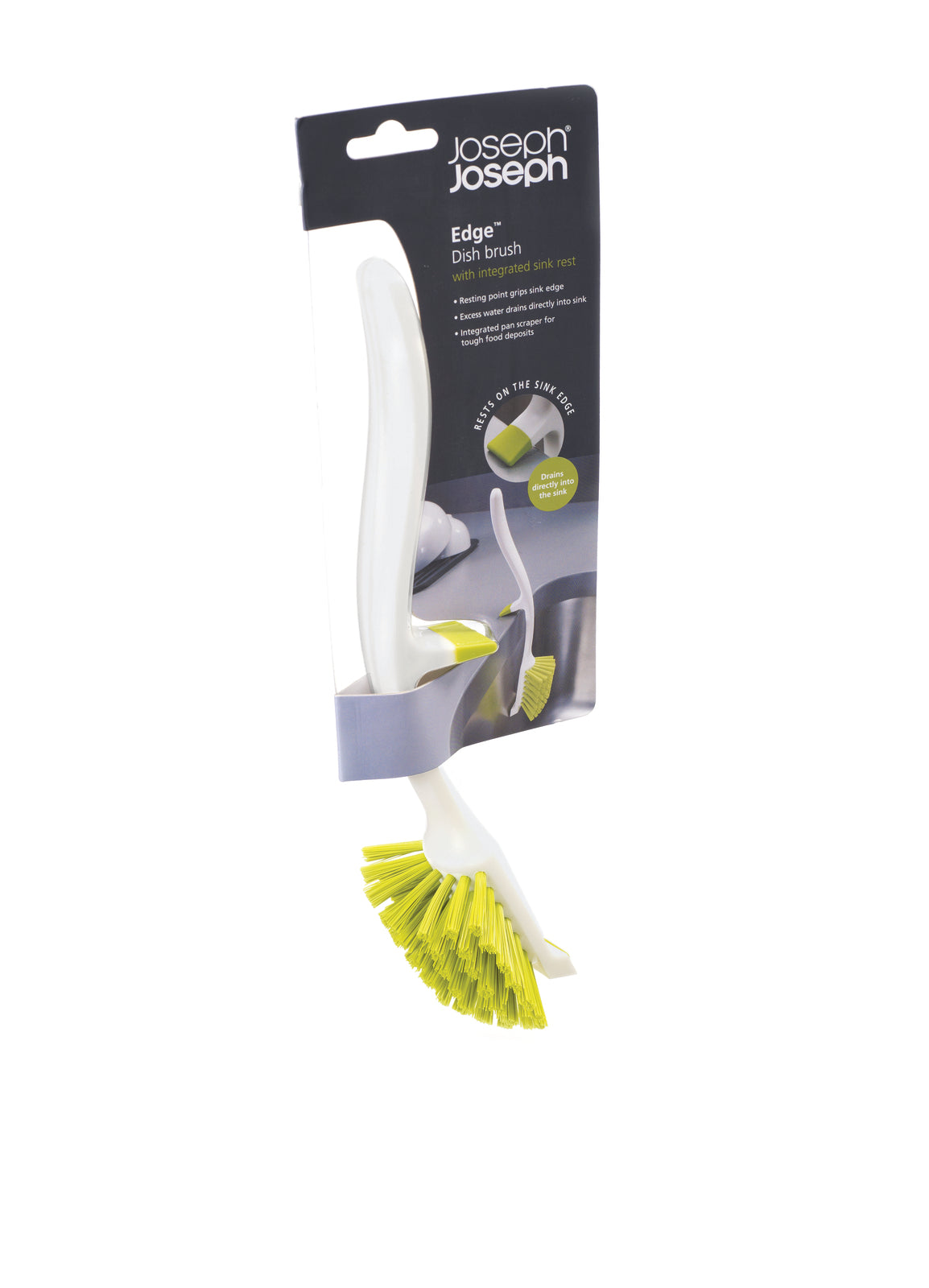 Joseph Joseph Edge Dish Brush - Green