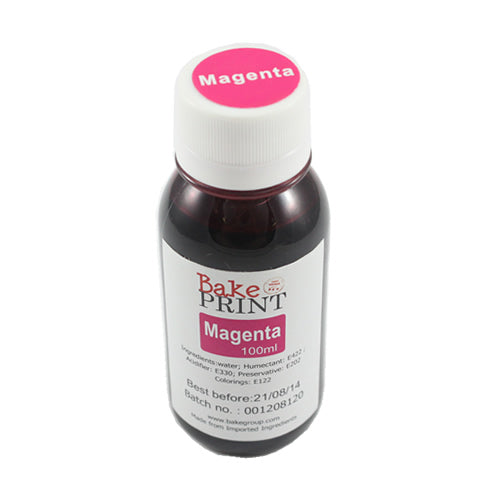 Bake Print Epson Edible Ink Refill Bottle 100ml Magenta