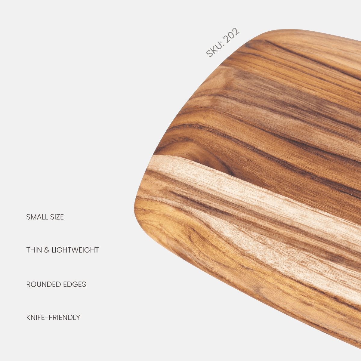 Teakhaus Elegant Rectangle C/Board S 30.5x20x1.5cm