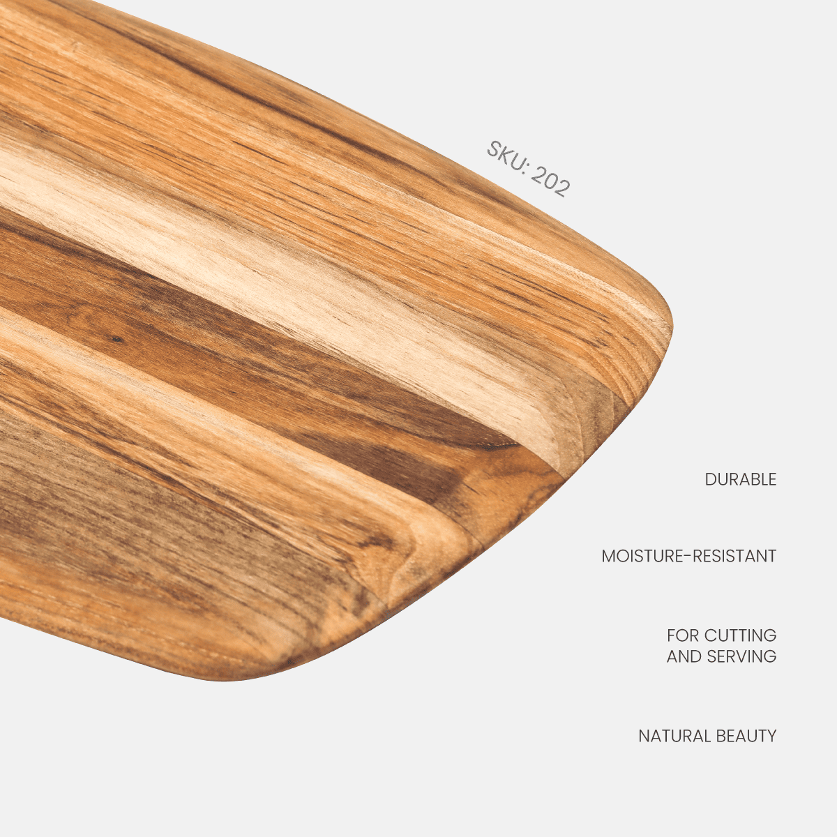 Teakhaus Elegant Rectangle C/Board S 30.5x20x1.5cm