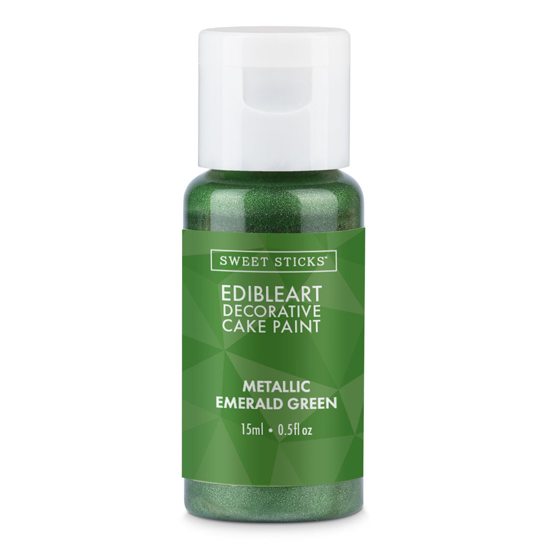 SWEET STICKS Metallic Edibleart Paint - Emerald Green