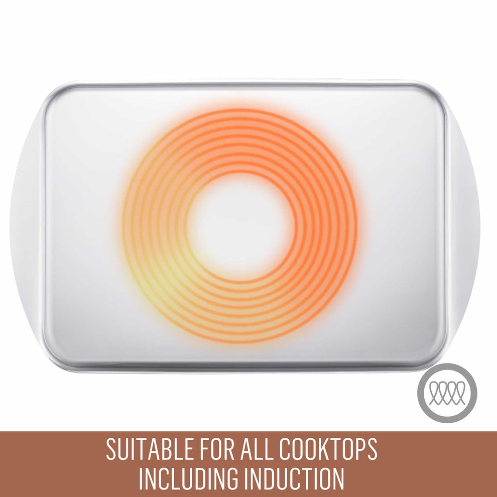 Essteele Clad Stainless Steel 33X23X5.5cm Rectangular Roasting Pan