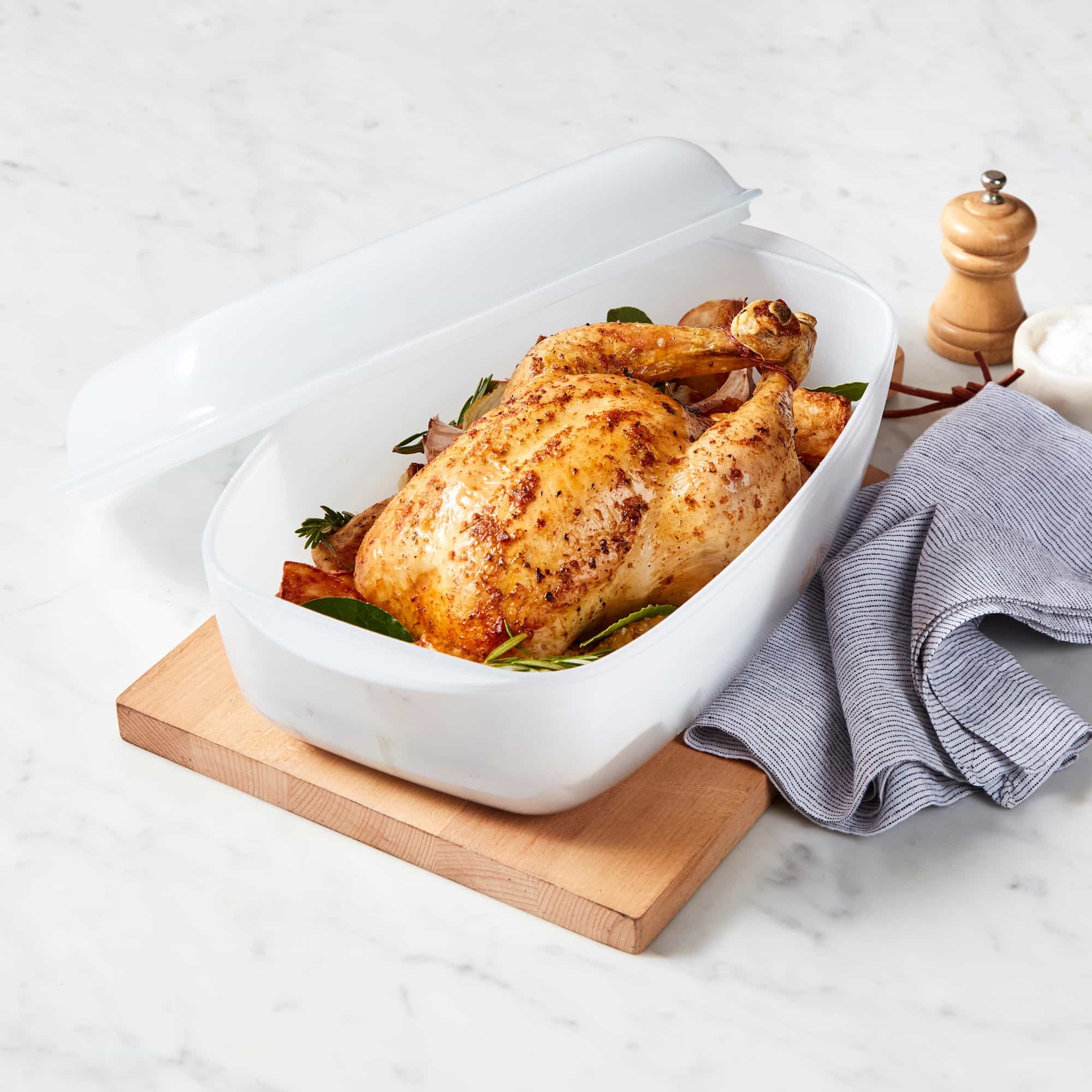 Essteele Glass Ceramic Nonstick Ovenware 3.9L Covered Casserole