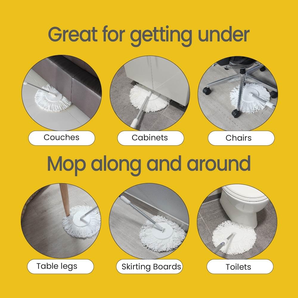 White Magic Extra Power Microfibre Mop Head