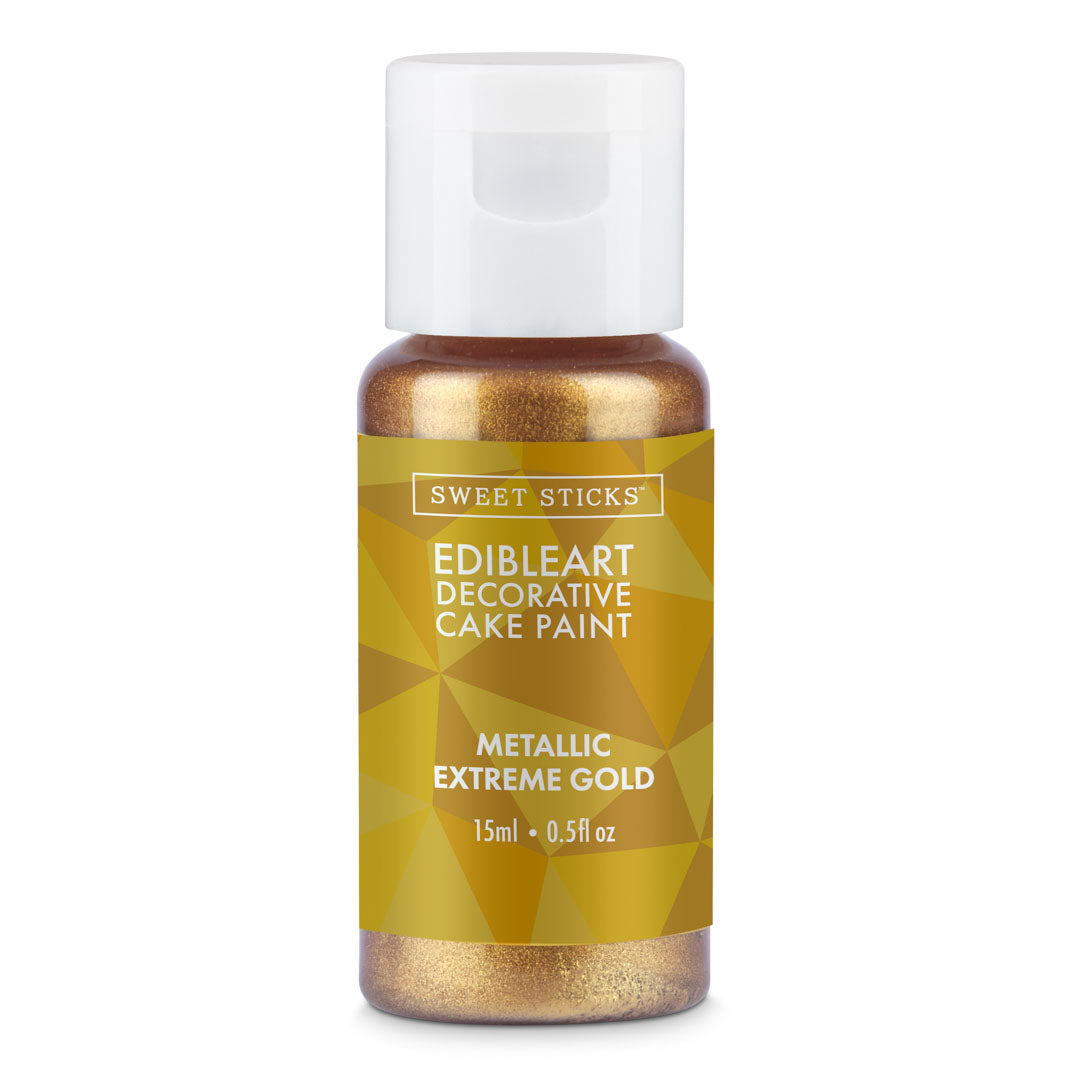 SWEET STICKS Metallic Edibleart Paint - Extreme Gold