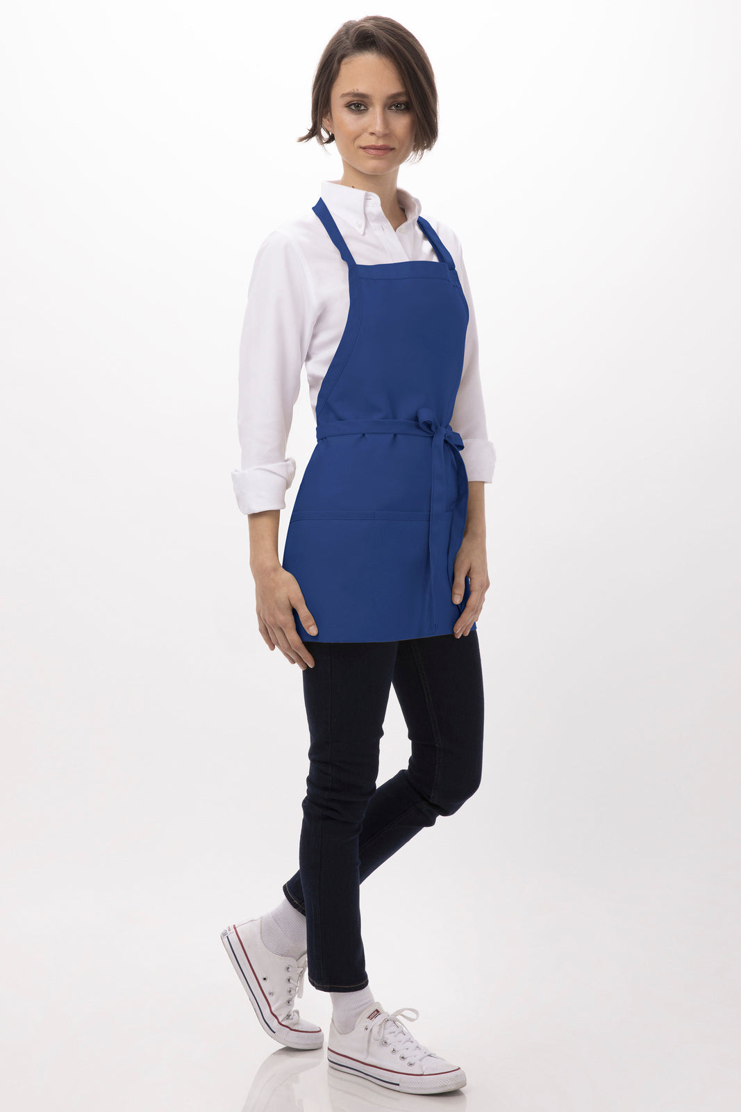 Chef Works Three Pocket Apron - Royal