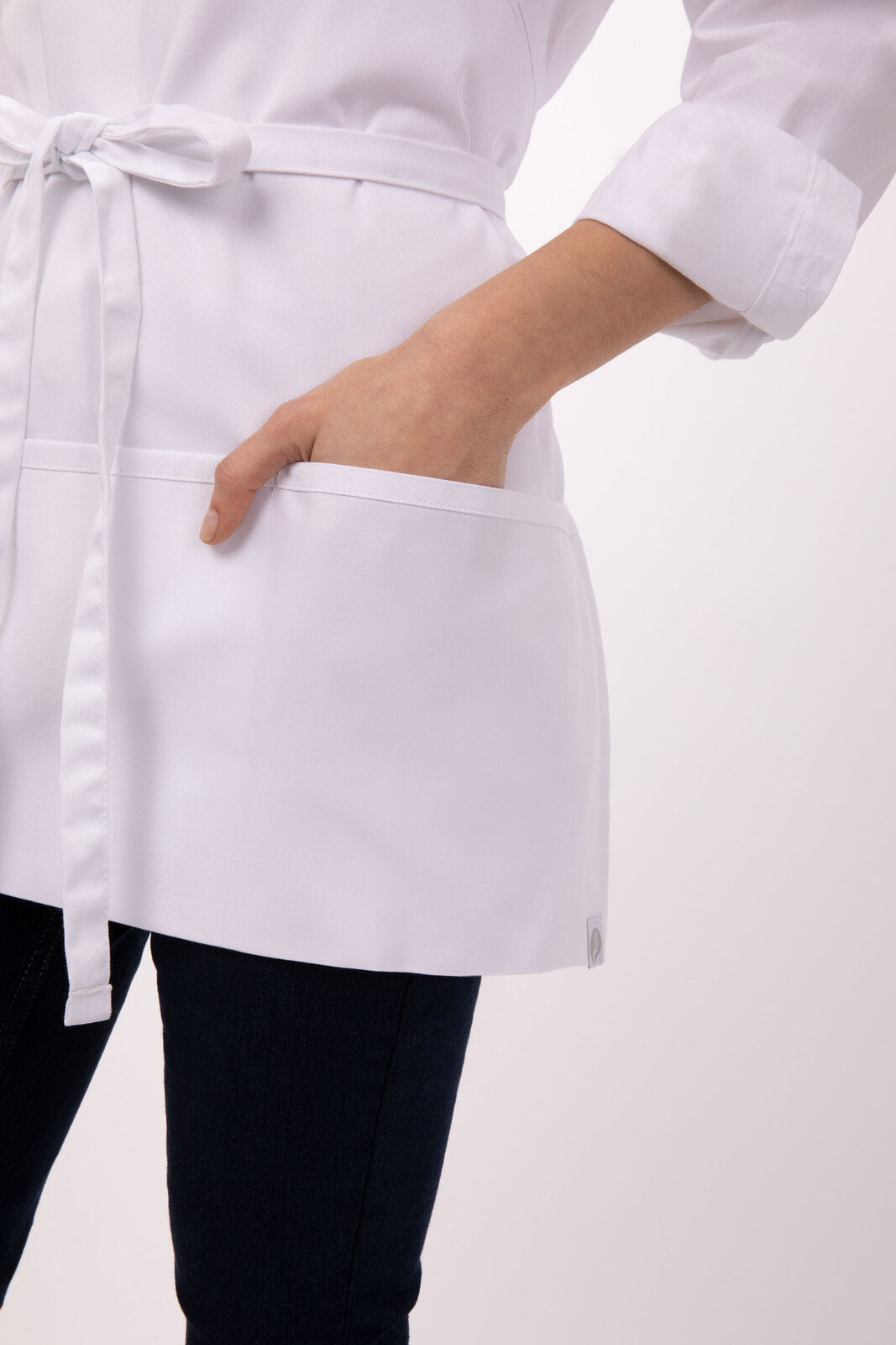 Chef Works Three Pocket Apron - White