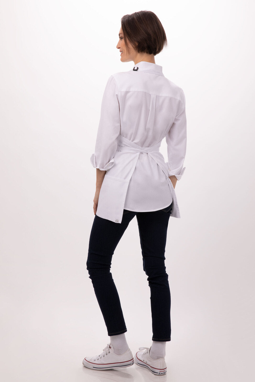 Chef Works Three Pocket Apron - White