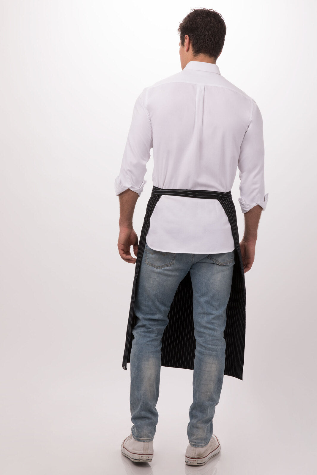 Chef Works Bistro Apron - Black/White