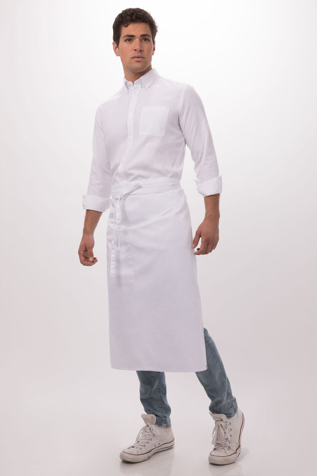 Chef Works Bistro Apron - White