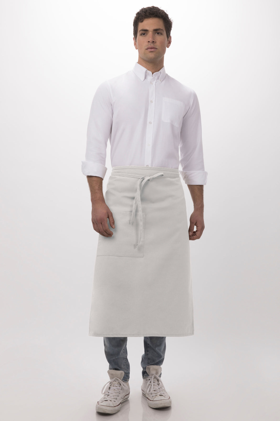 Chef Works Bistro Apron - White