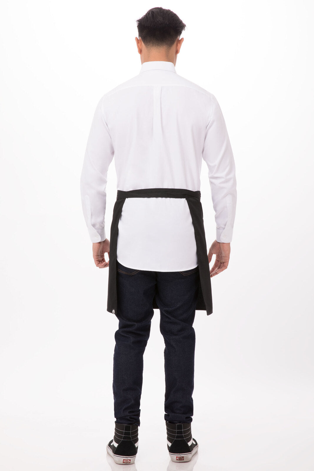Chef Works Half Bistro Apron - Black
