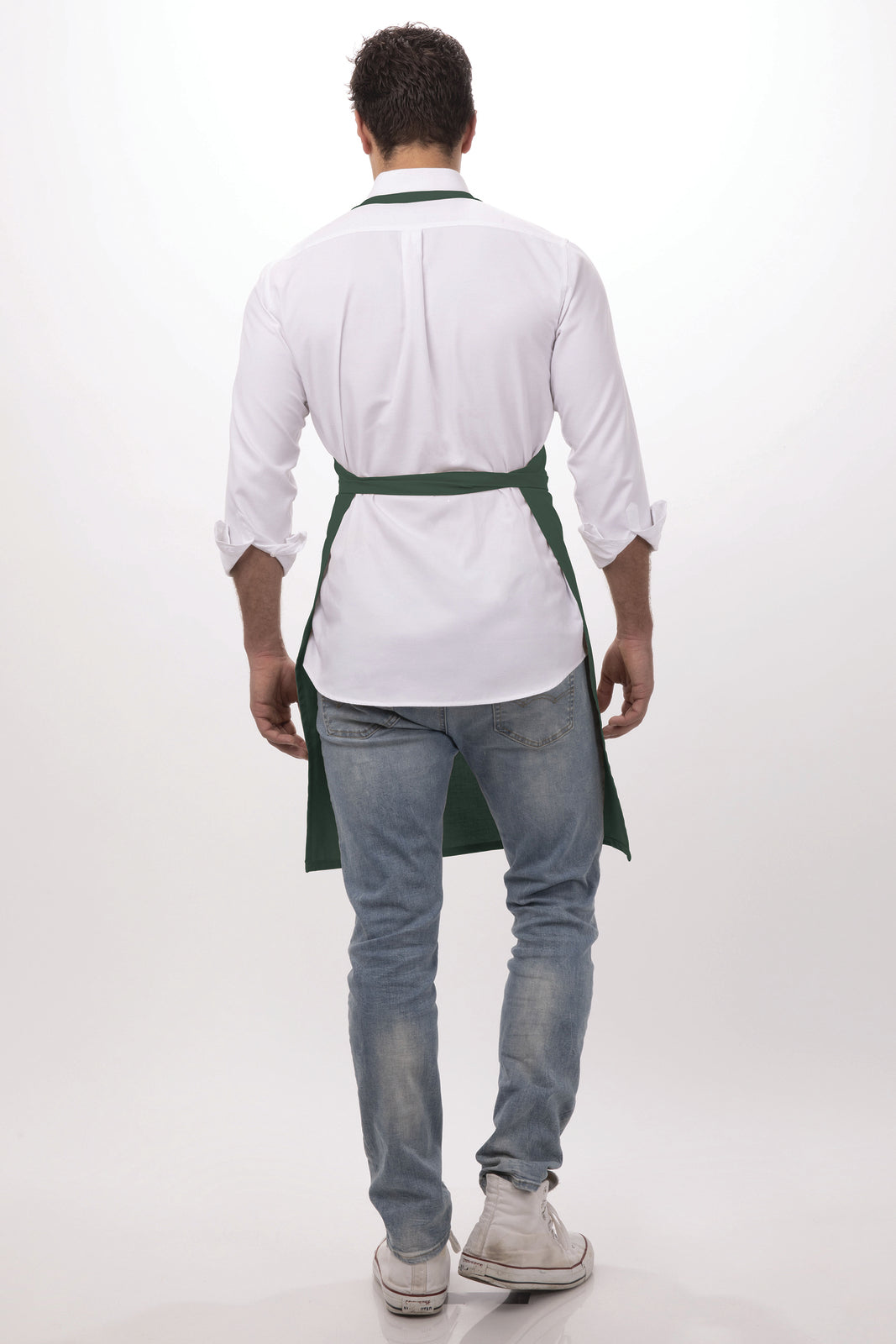 Chef Works Adjustable Bib Apron - Hunter Green