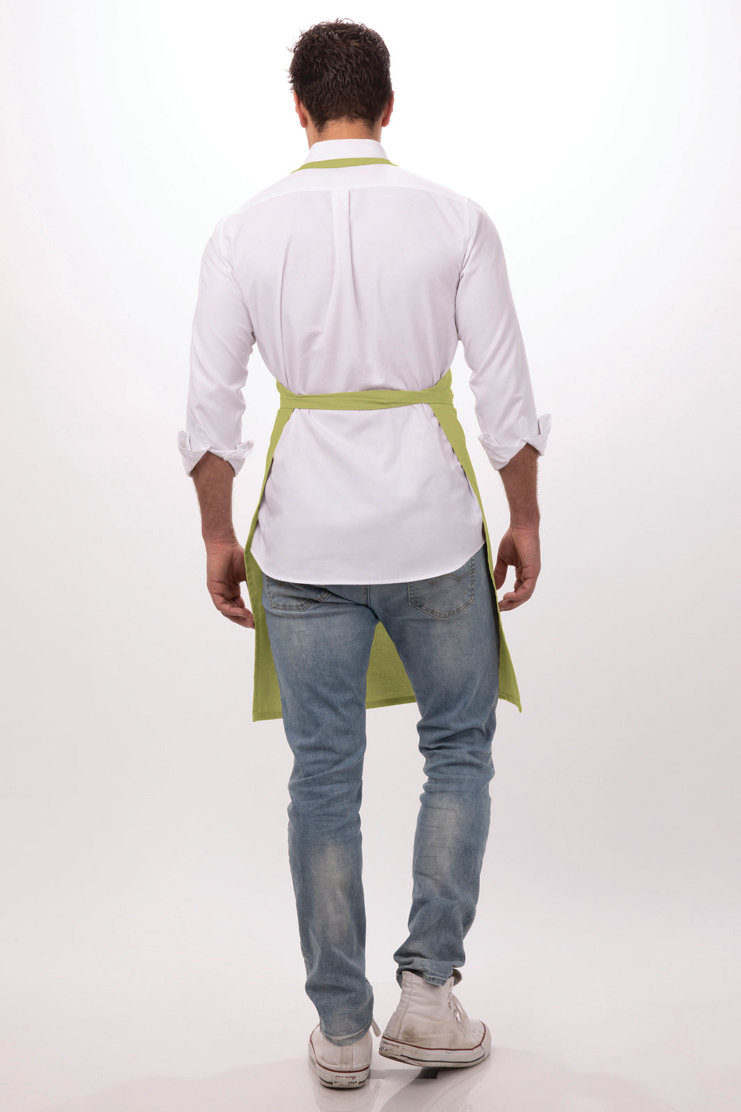 Chef Works Adjustable Bib Apron - Lime