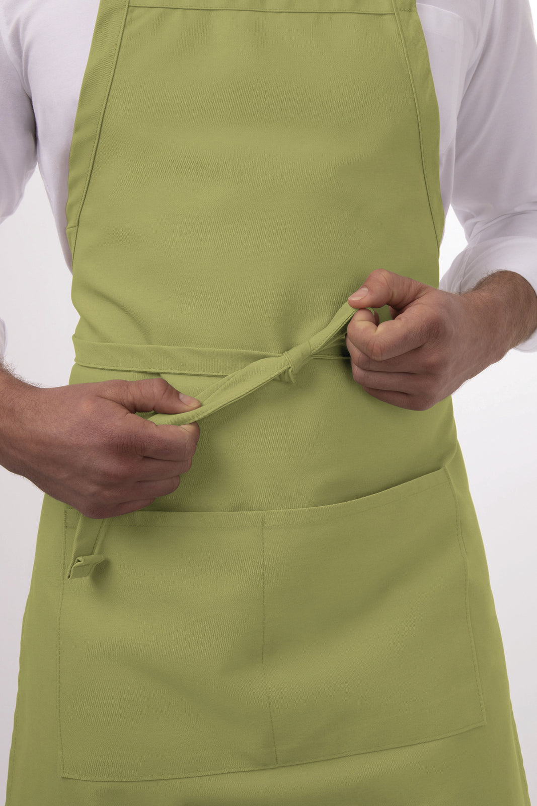 Chef Works Adjustable Bib Apron - Lime