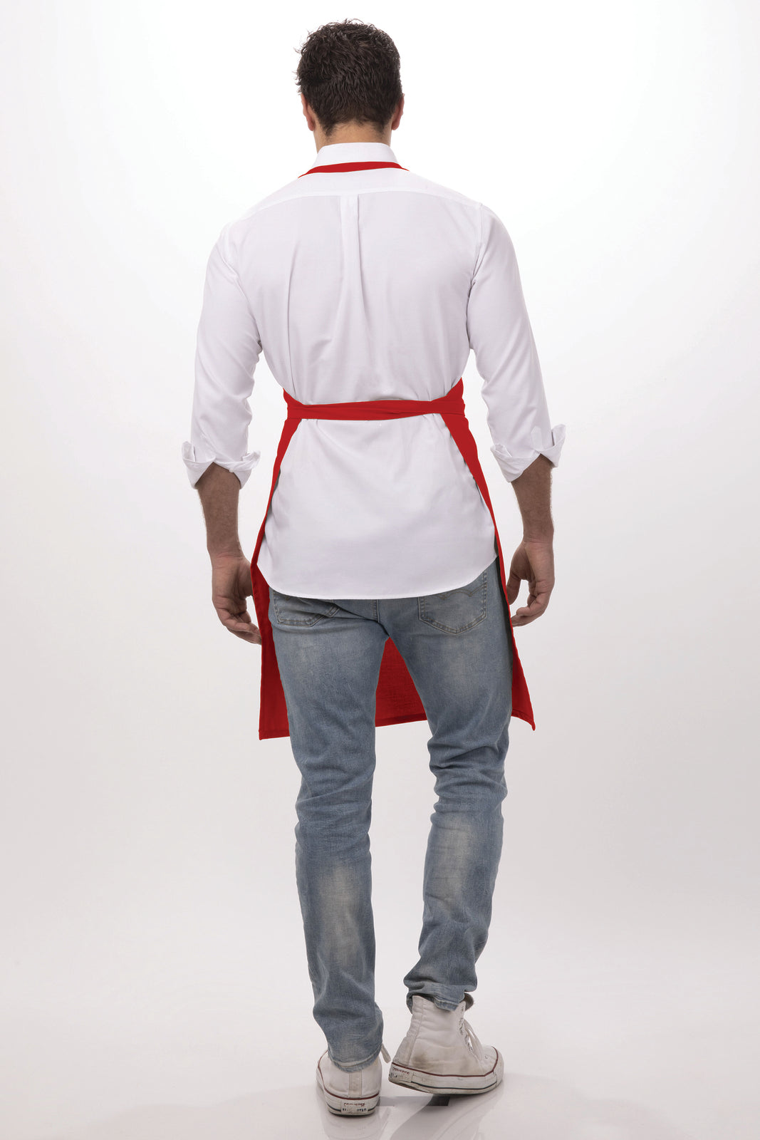 Chef WorksAdjustable  Bib Apron - Red