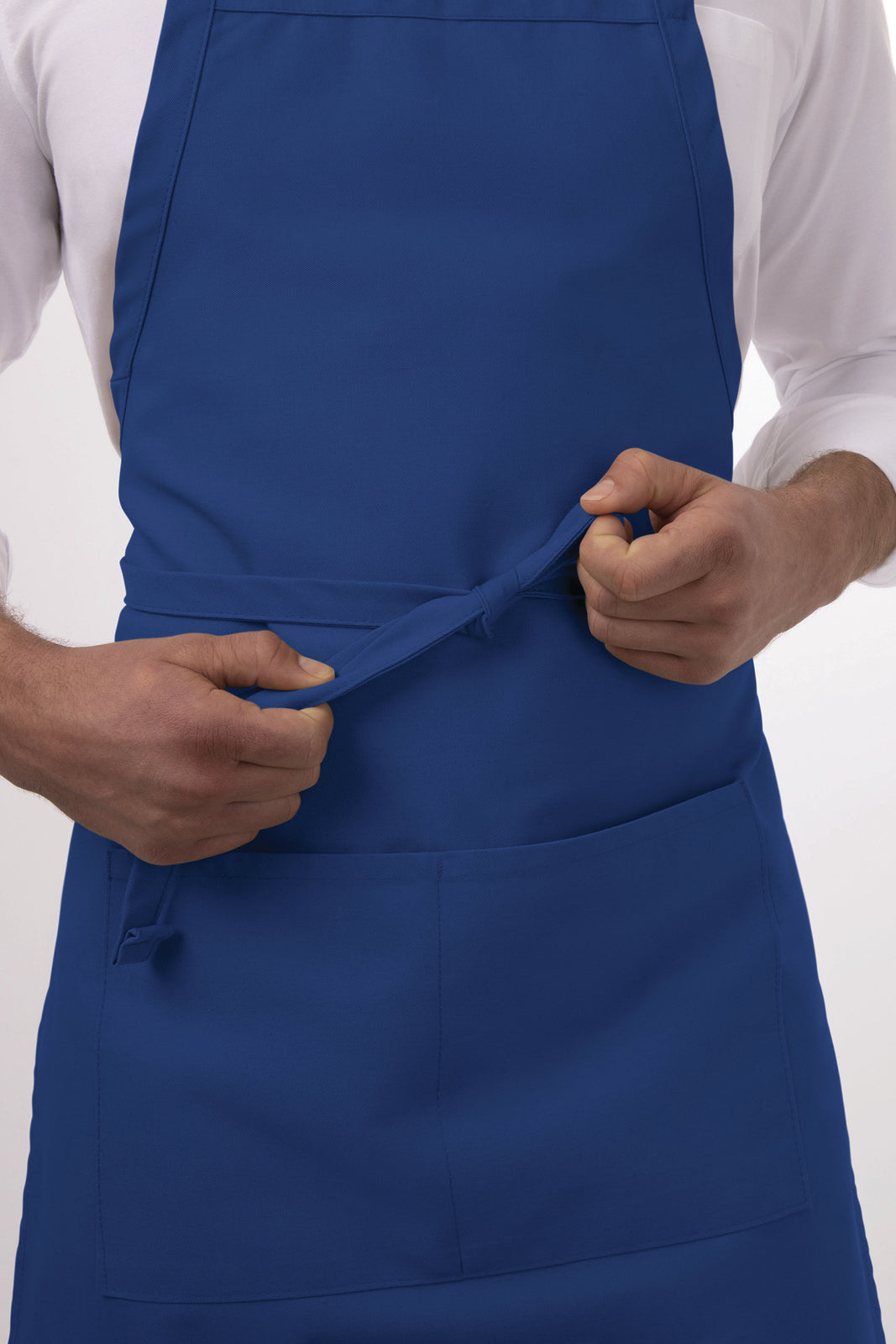 Chef Works Adjustable Bib Apron - Royal