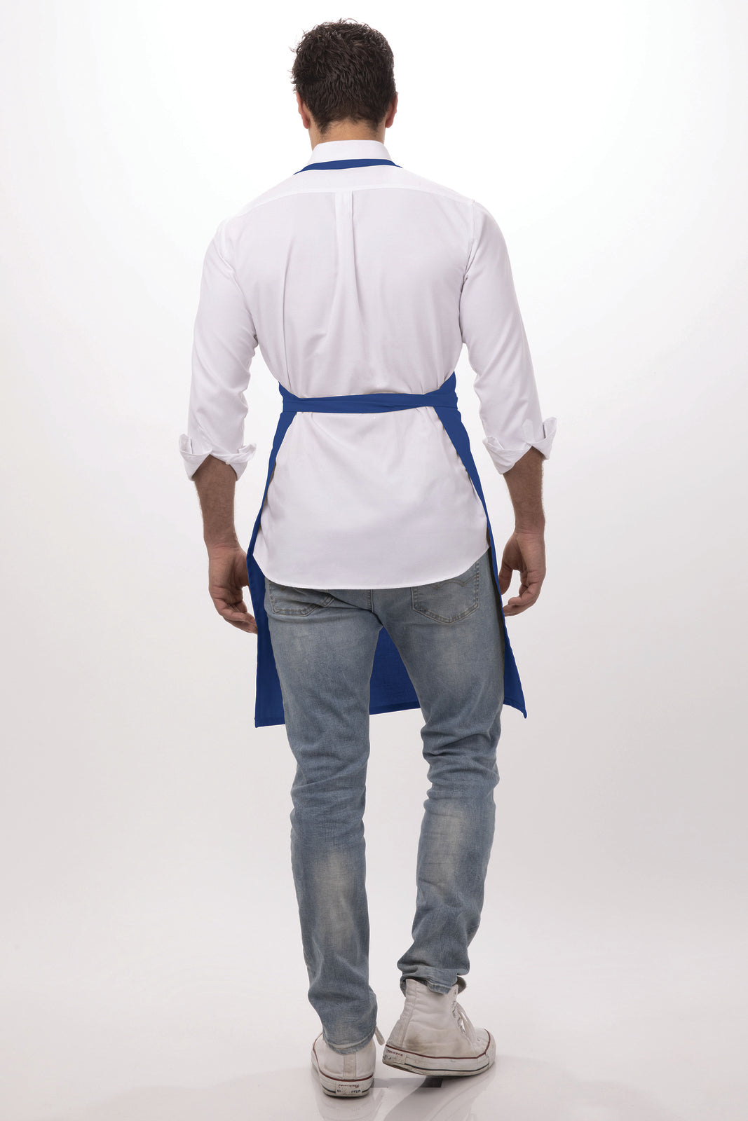Chef Works Adjustable Bib Apron - Royal