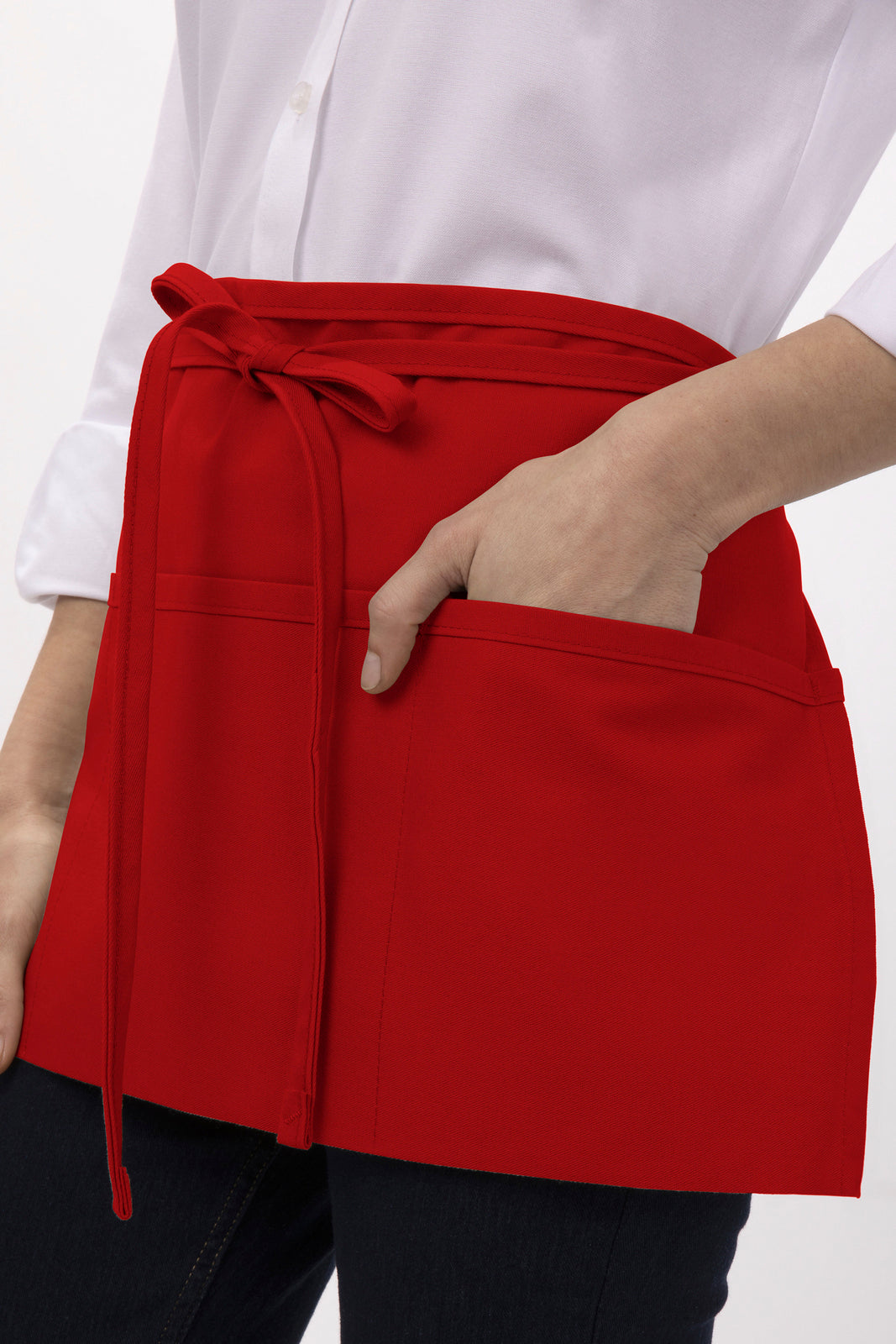 Chef Works Waist Apron - Red