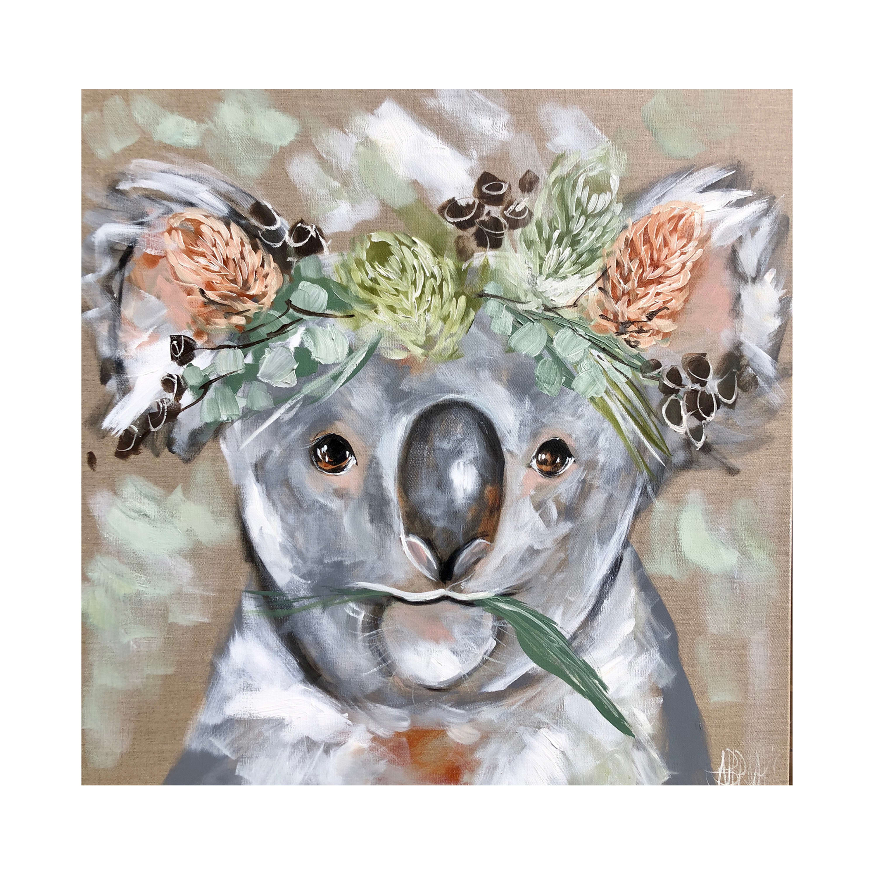Lilli Rock Forget Me Not 4 Piece Coaster Set