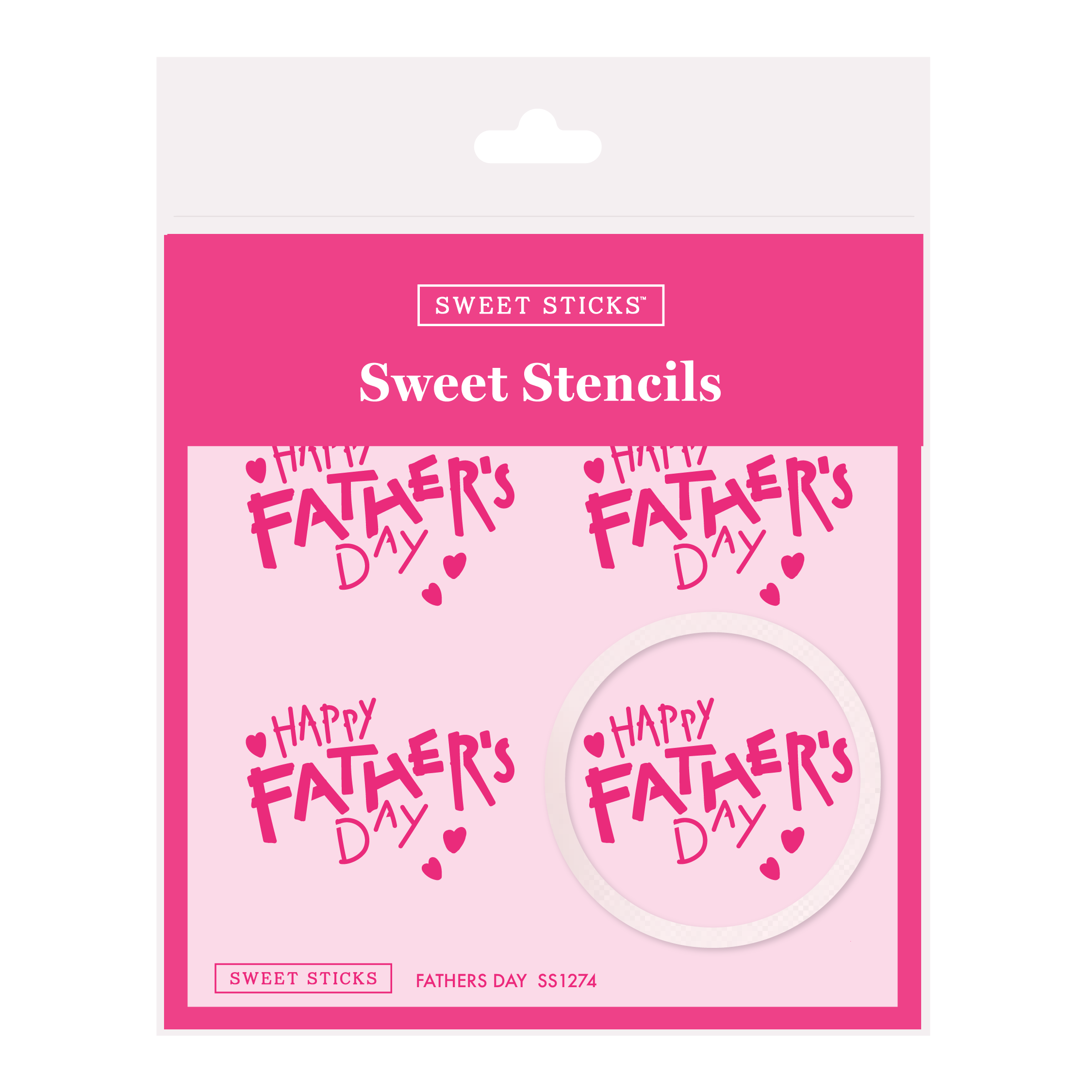 SWEET STICKS Sweet Stencils Father's Day Range - SS1274 - With Cutter