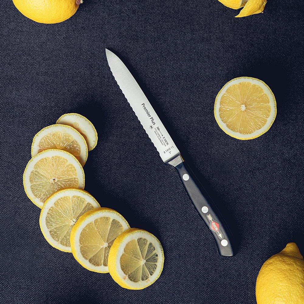 F.Dick Premier Plus Utility Knife Serrated Edge Forged, 13cm C&C/P