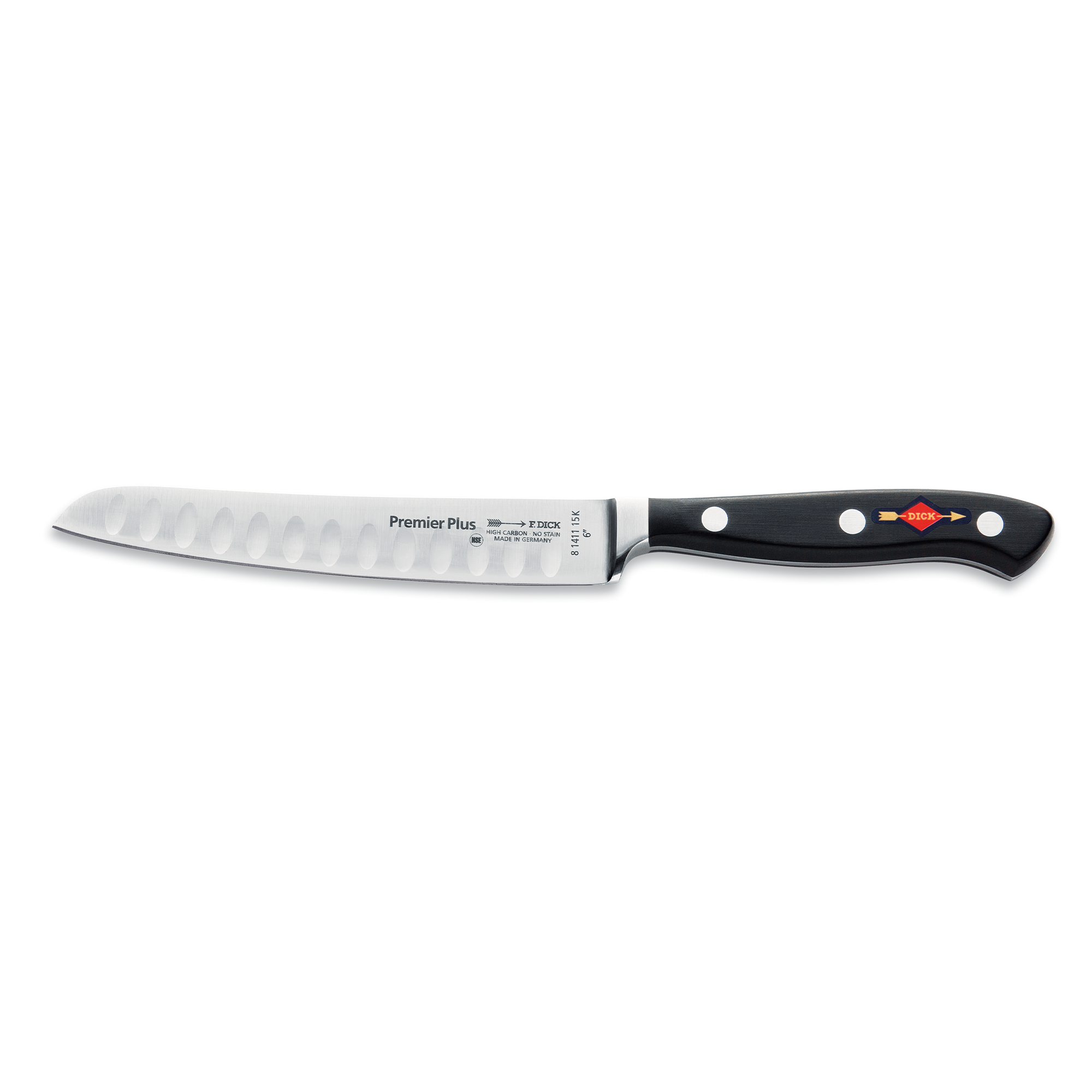 F.Dick Premier Plus Utility Knife Kullenschliff, 15cm, C&C/P