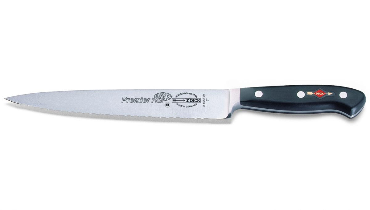 F.Dick Premier Plus Carving Knife, Serrated Edge, 21cm, C&C/P