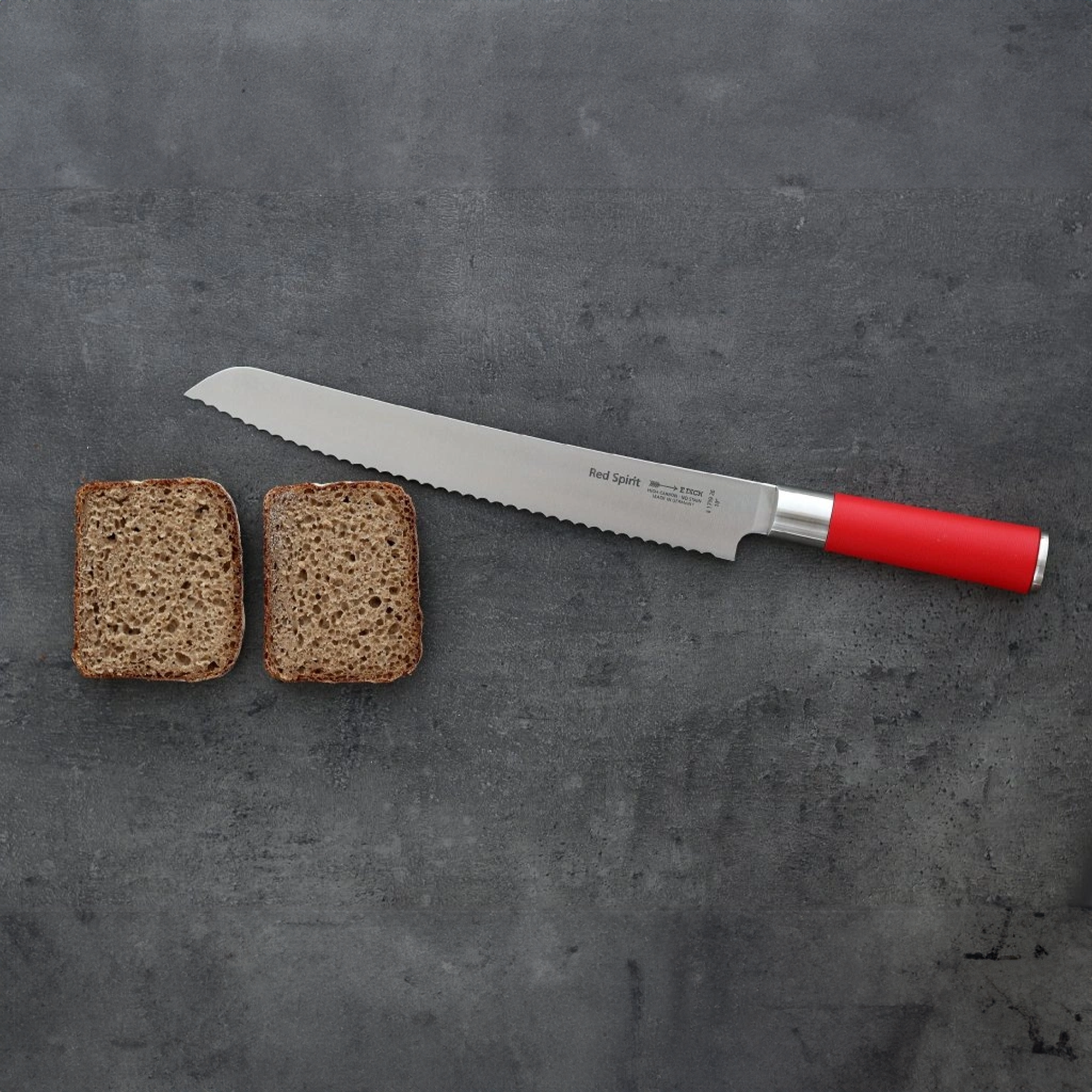F.Dick Red Spirit Bread Knife, Serrated Edge, 26cm, C&C/P