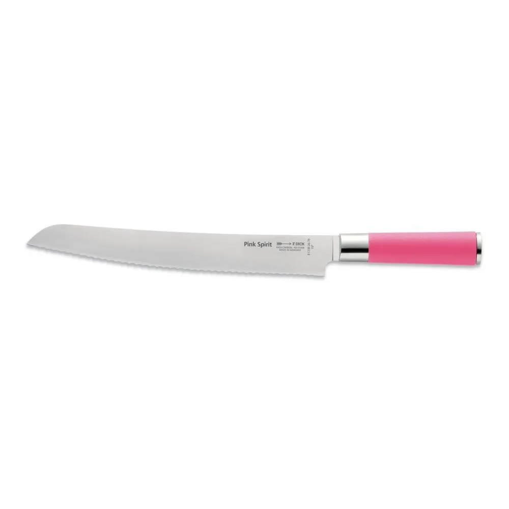 F.Dick Pink Spirit Bread Knife, Serrated Edge, 26cm, C&C/P