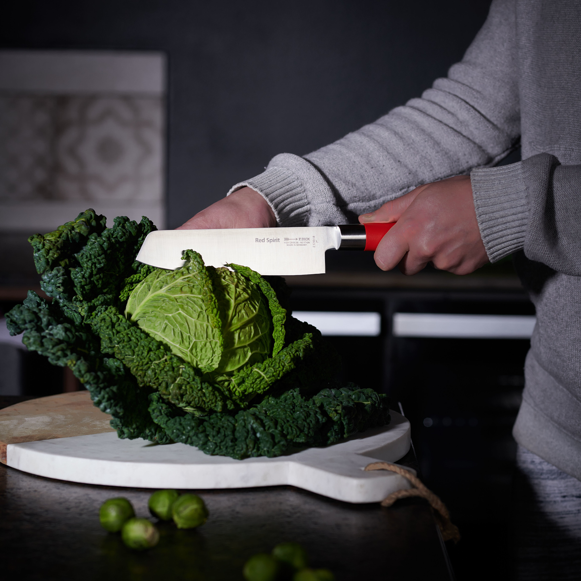 F.Dick Red Spirit Usuba Vegetable Knife, 18cm, C&C/P