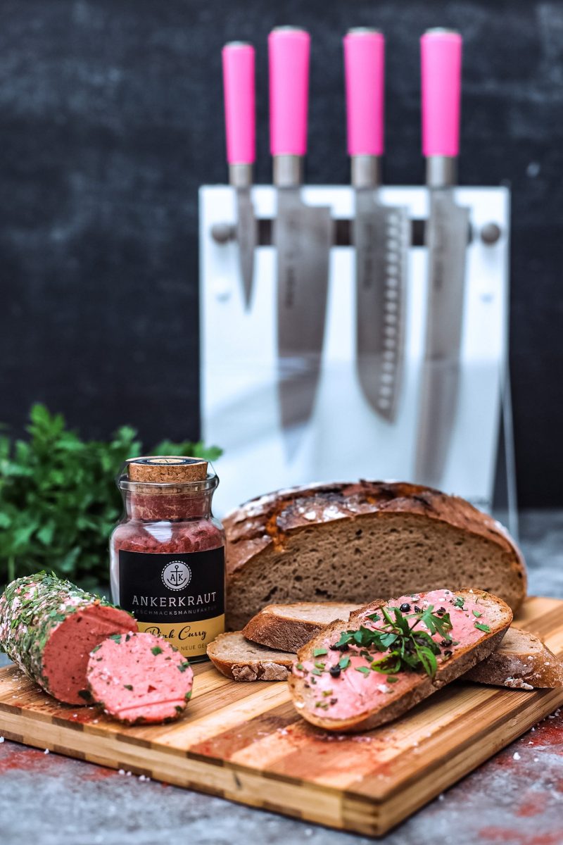 F.Dick Pink Spirit Knife Block 4Knives, White w/Magnetic Band