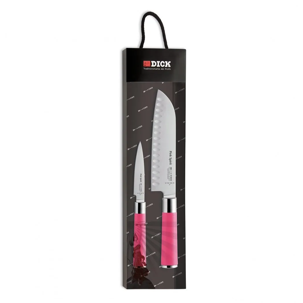 F.Dick Pink Spirit Knife Set, 2pc C&C/P