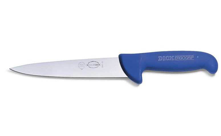 F.Dick ErgoGrip Sticking Knife, 18cm, Blue, S-S/P