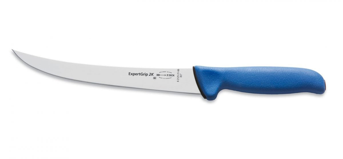 F.Dick ExpertGrip Butcher's Knife, 21cm, Blue, S-S/P