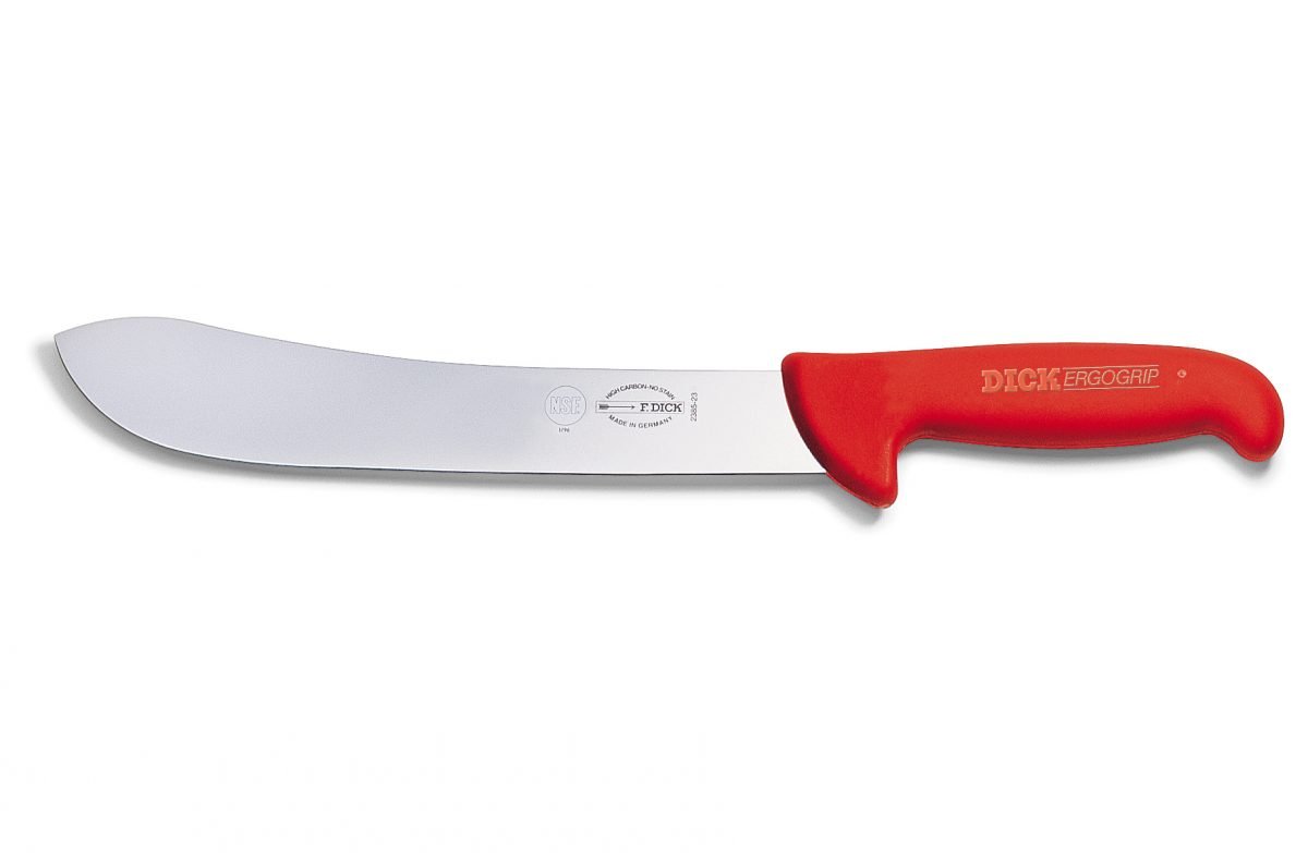 F.Dick ErgoGrip Butcher's Knife, 30cm, Red, B/P