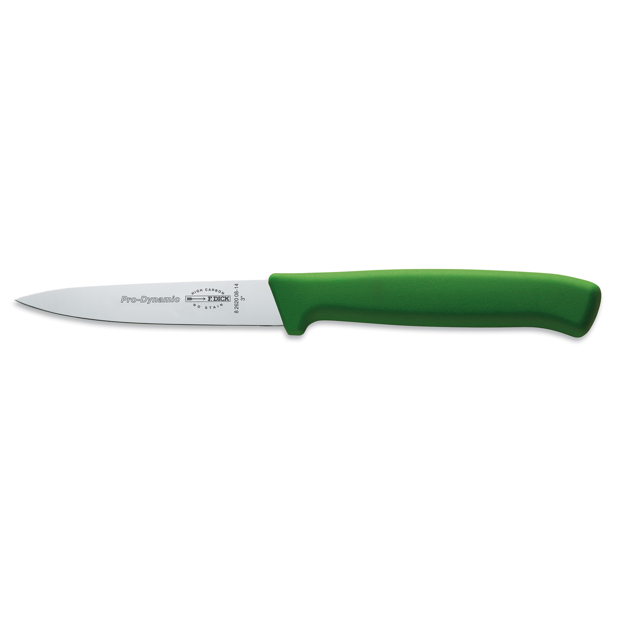 F.Dick Pro-Dynamic Paring Knife, 8cm, Green, B/P