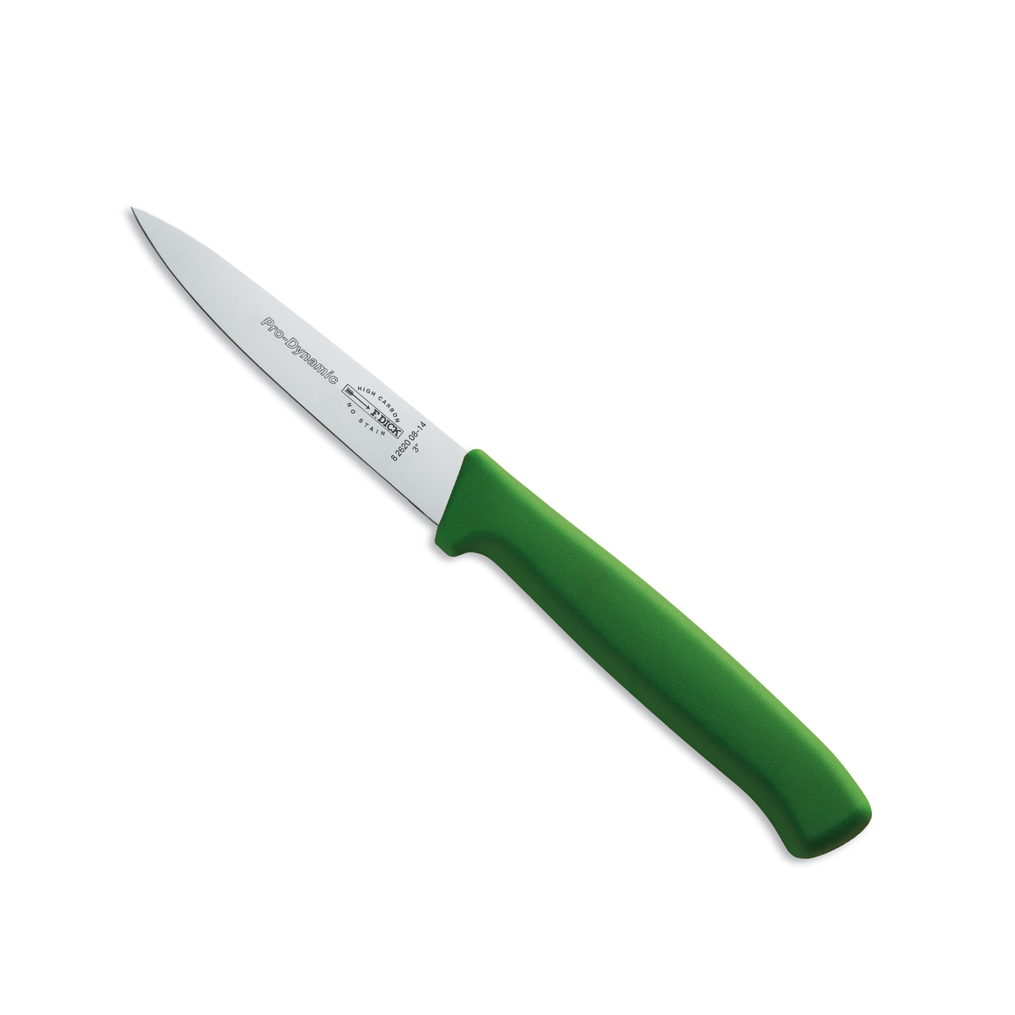 F.Dick Pro-Dynamic Paring Knife, 8cm, Green, B/P