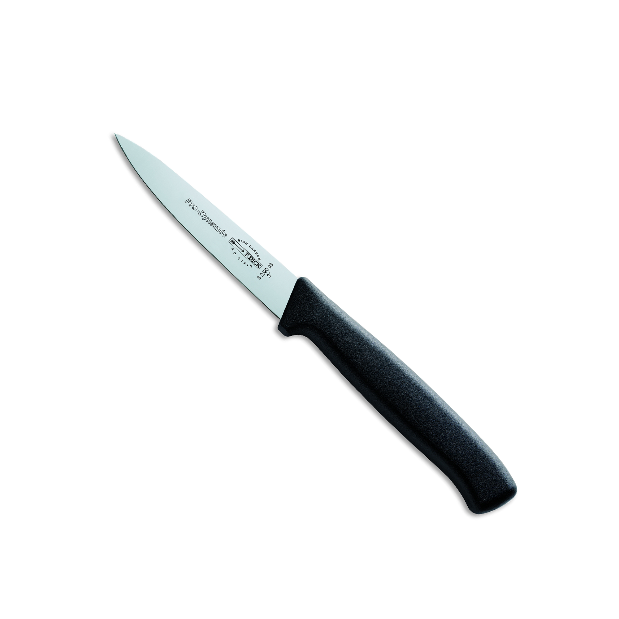 F.Dick Pro-Dynamic Paring Knife, 8cm, Black, B/P