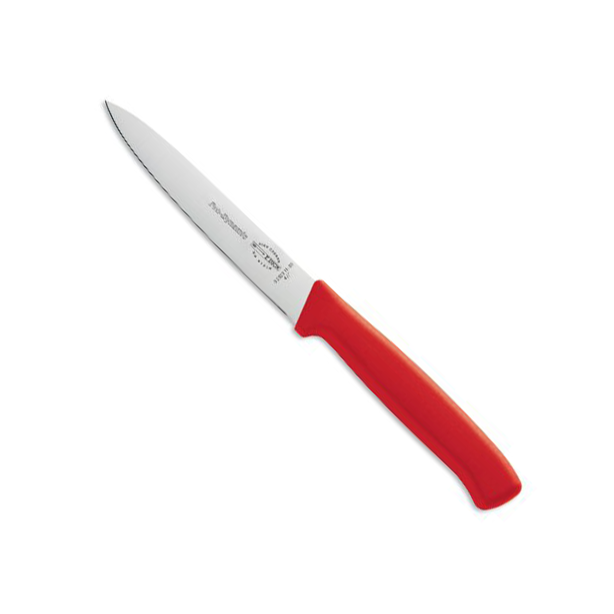 F.Dick Pro Dynamic Kitchen Knife, PointedTip SerratedEdge, 11cm Red, B/P