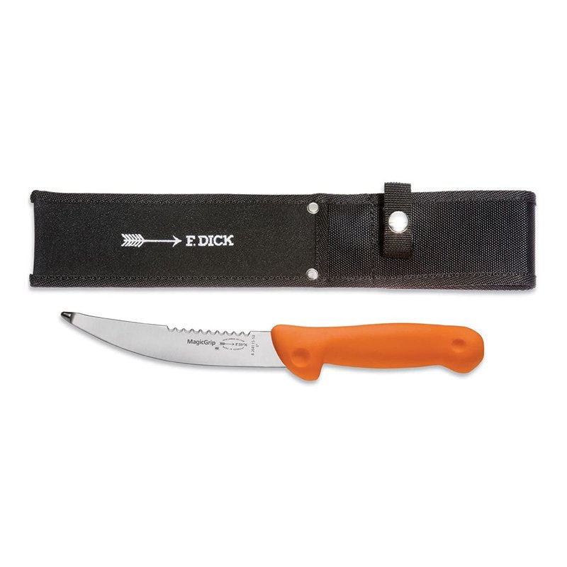 F.Dick MagicGrip Field Dressing/Gut & Tripe Knife, w/Knife Sheath, 15 cm