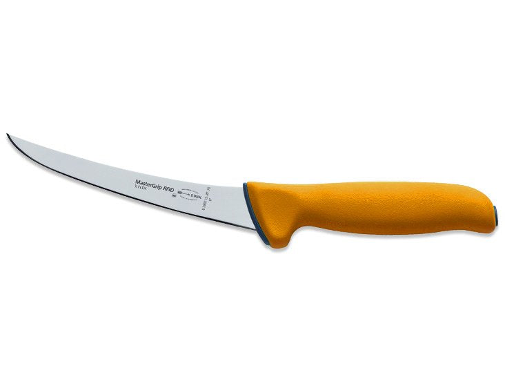 F.Dick MasterGrip Boning Knife, Semi-Flexible, 13cm, Orange, S-S/P